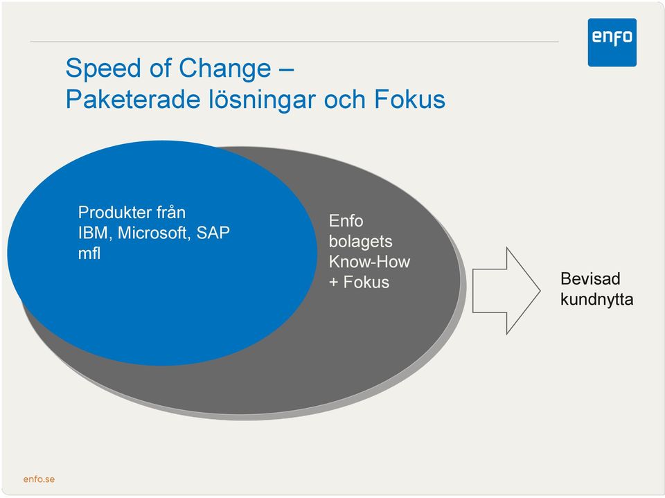 från IBM, Microsoft, SAP mfl Enfo