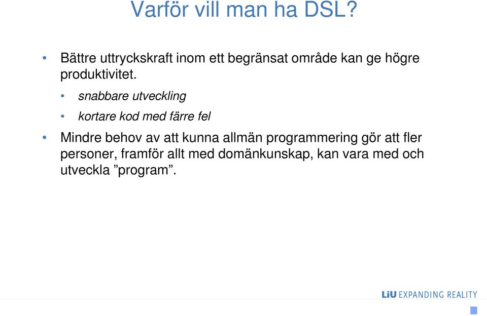produktivitet.