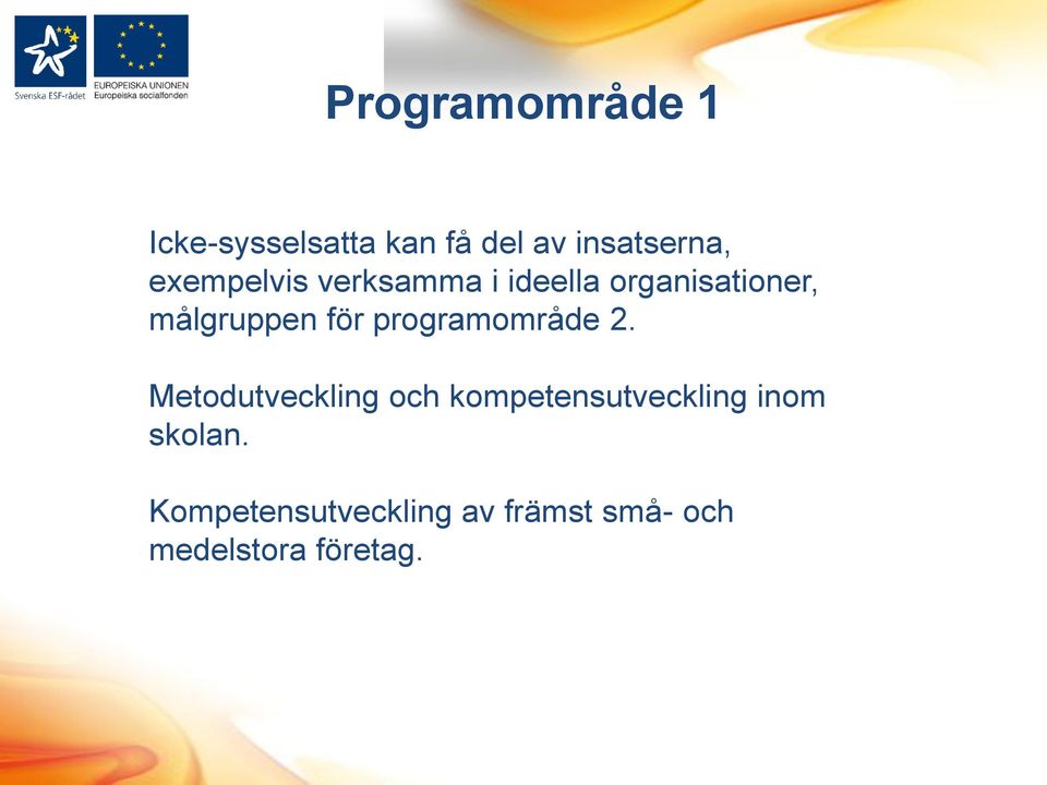 programområde 2.