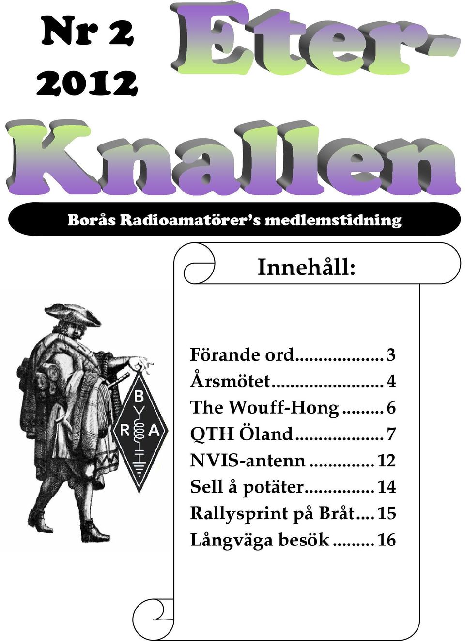 .. 4 The Wouff-Hong... 6 QTH Öland... 7 NVIS-antenn.