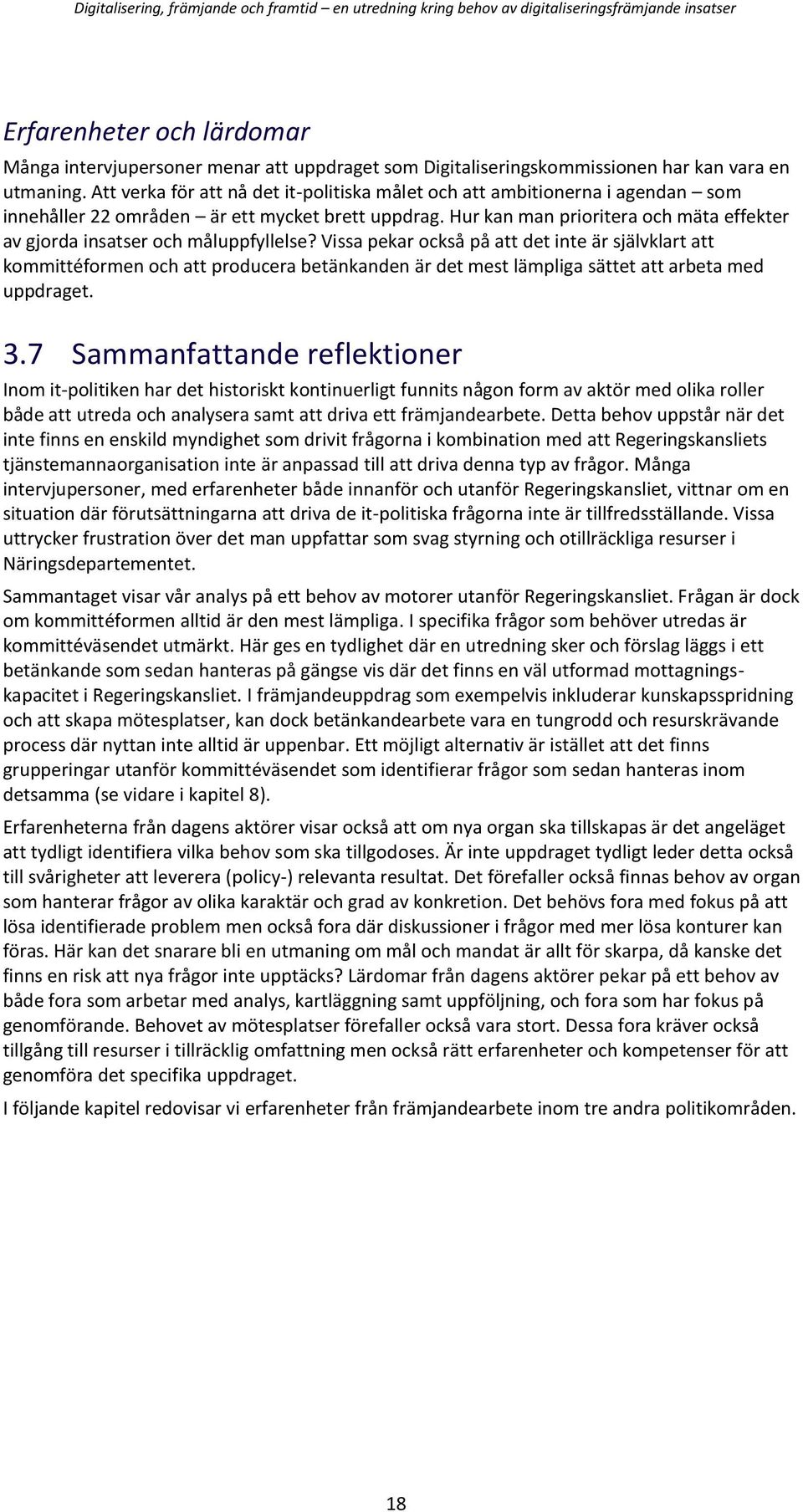 Hur kan man prioritera och mäta effekter av gjorda insatser och måluppfyllelse?