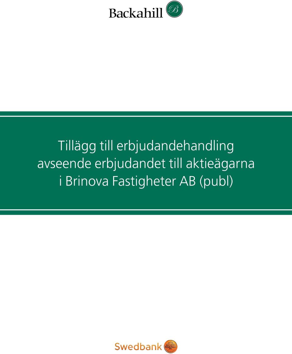 avseende erbjudandet till