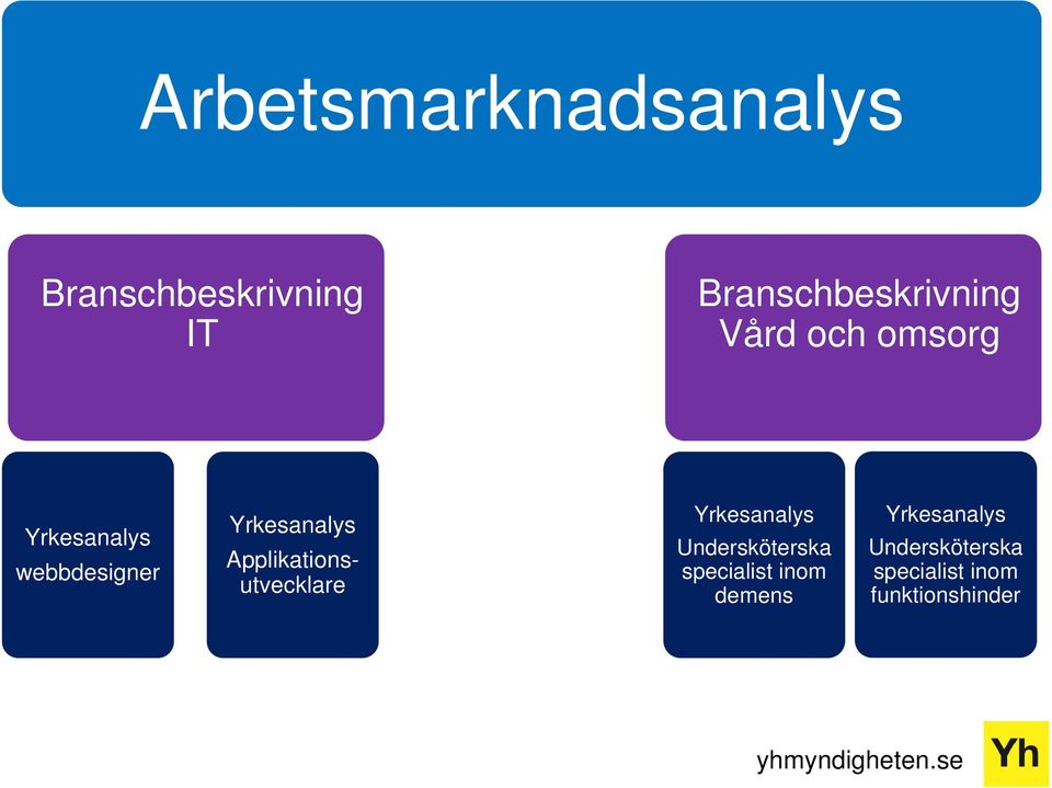 Applikationsutvecklare Yrkesanalys Undersköterska specialist