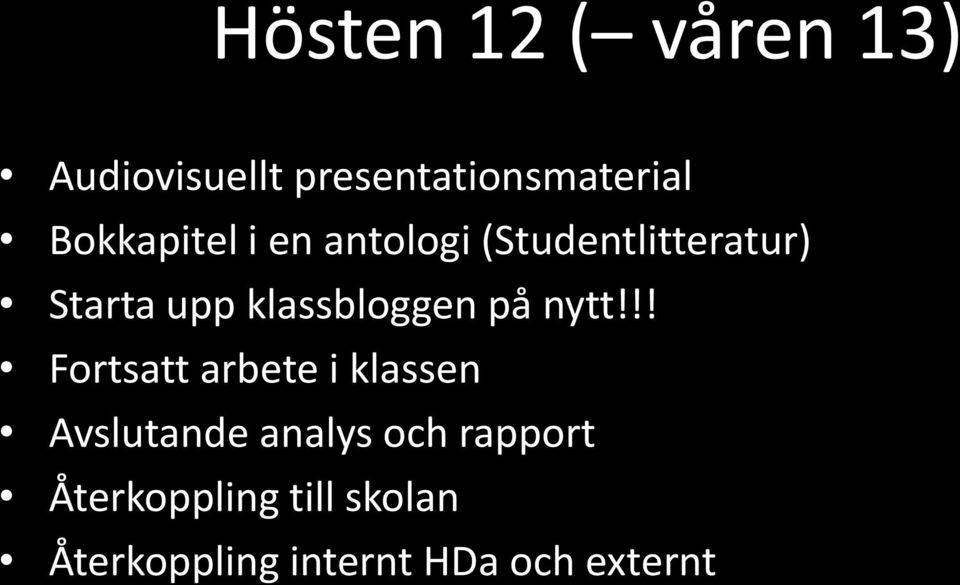 klassbloggen på nytt!