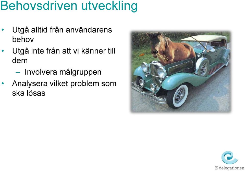 att vi känner till dem Involvera