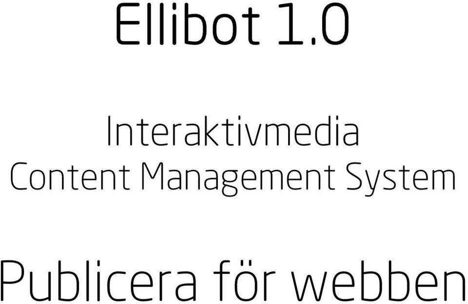 Content Management