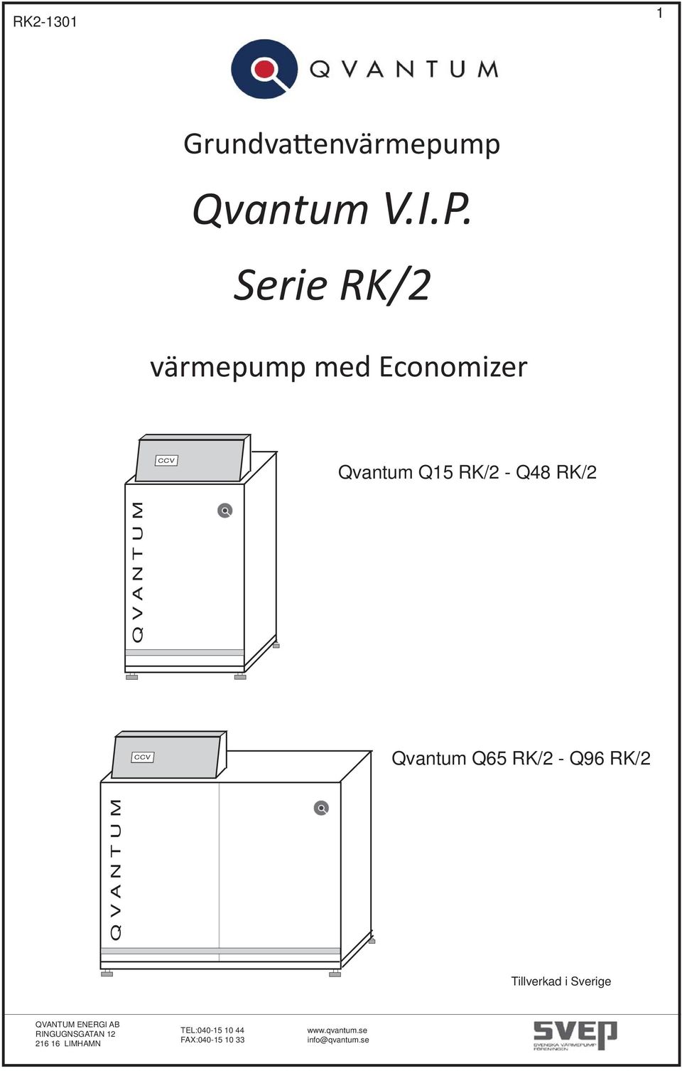 Economizer Qvantum Q5 RK/ - Q8 RK/