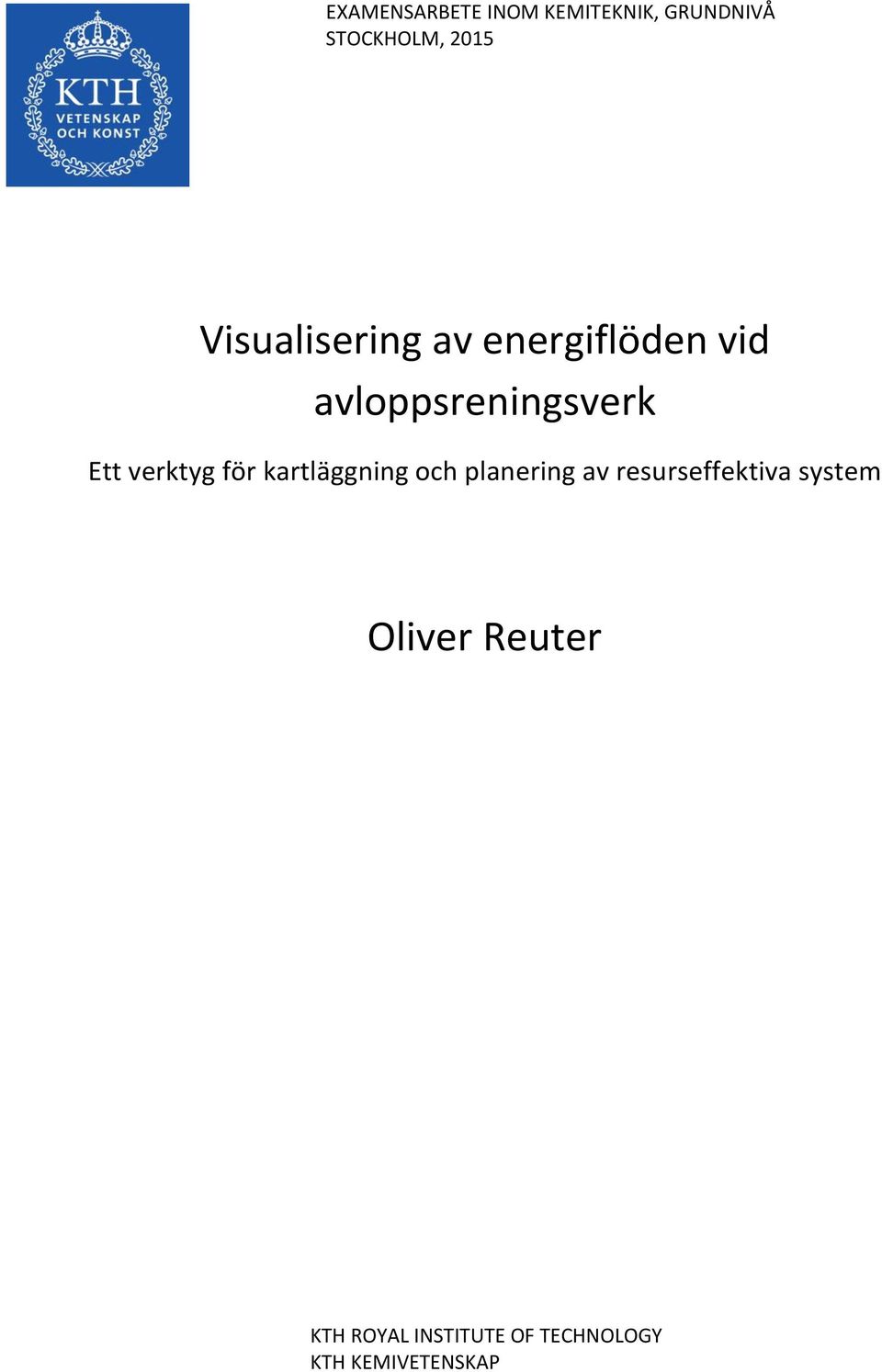 verktyg för kartläggning och planering av resurseffektiva