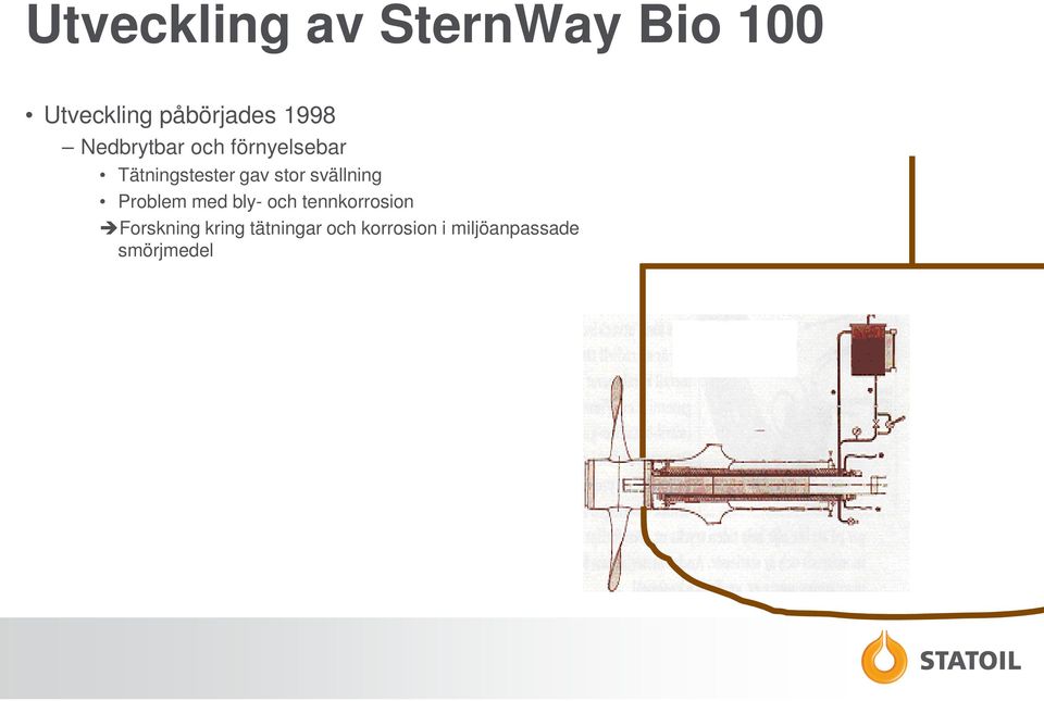 stor svällning Problem med bly- och tennkorrosion