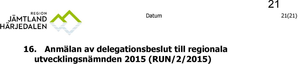 delegationsbeslut till