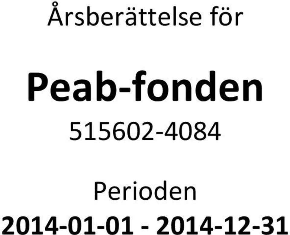 Peab-fonden