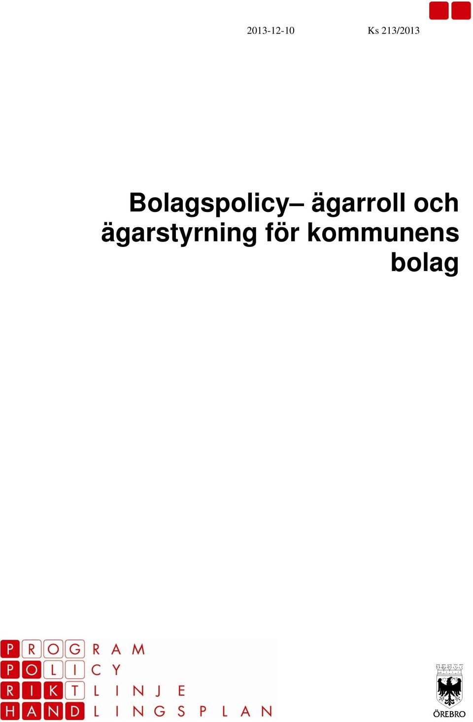 Bolagspolicy