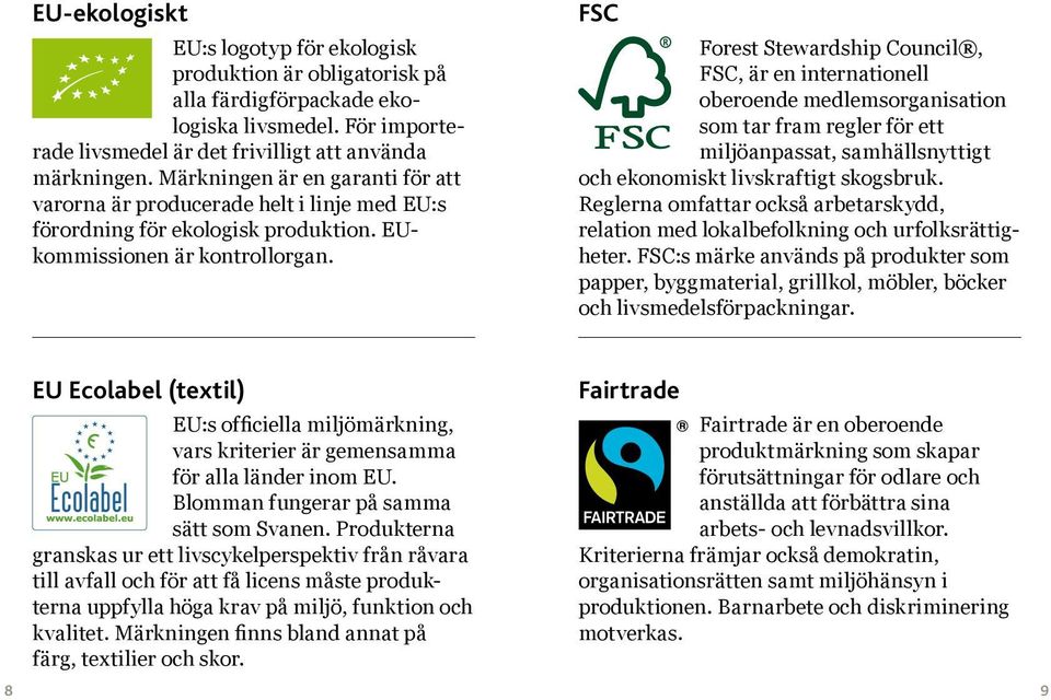 FSC Forest Stewardship Council, FSC, är en internationell oberoende medlemsorganisation som tar fram regler för ett miljöanpassat, samhällsnyttigt och ekonomiskt livskraftigt skogsbruk.