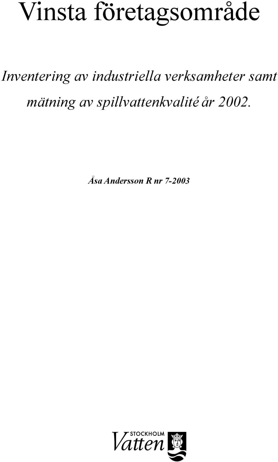 verksamheter samt mätning av