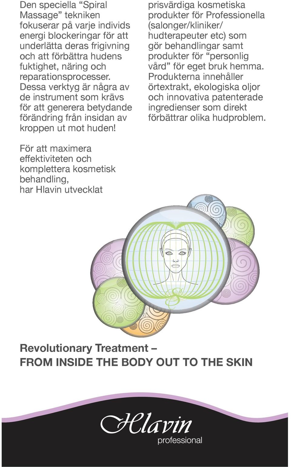 prisvärdiga kosmetiska produkter för Professionella (salonger/kliniker/ hudterapeuter etc) som gör behandlingar samt produkter för personlig vård för eget bruk hemma.