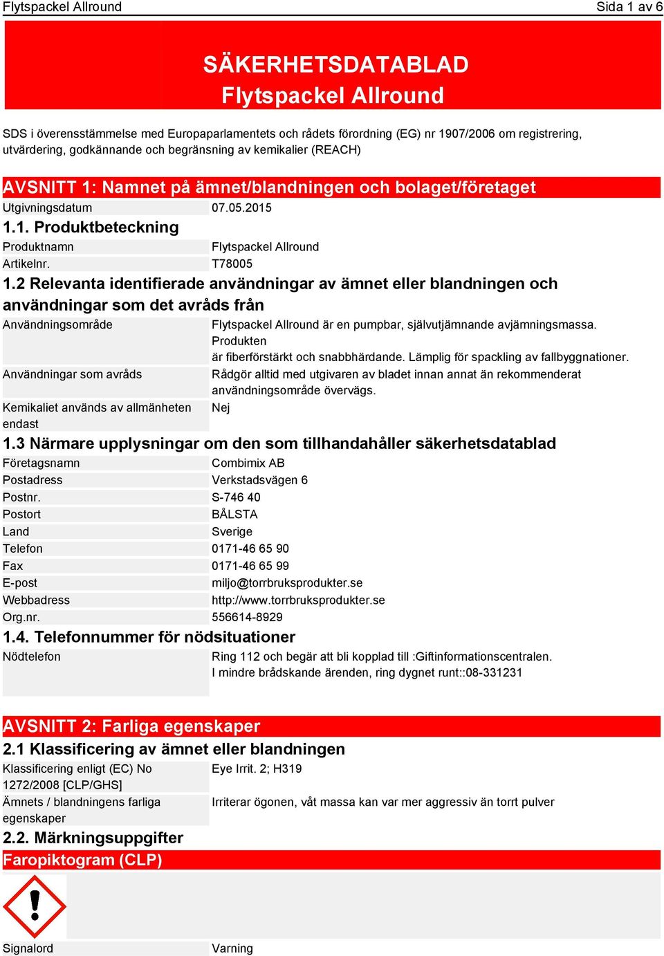 Flytspackel Allround T78005 1.