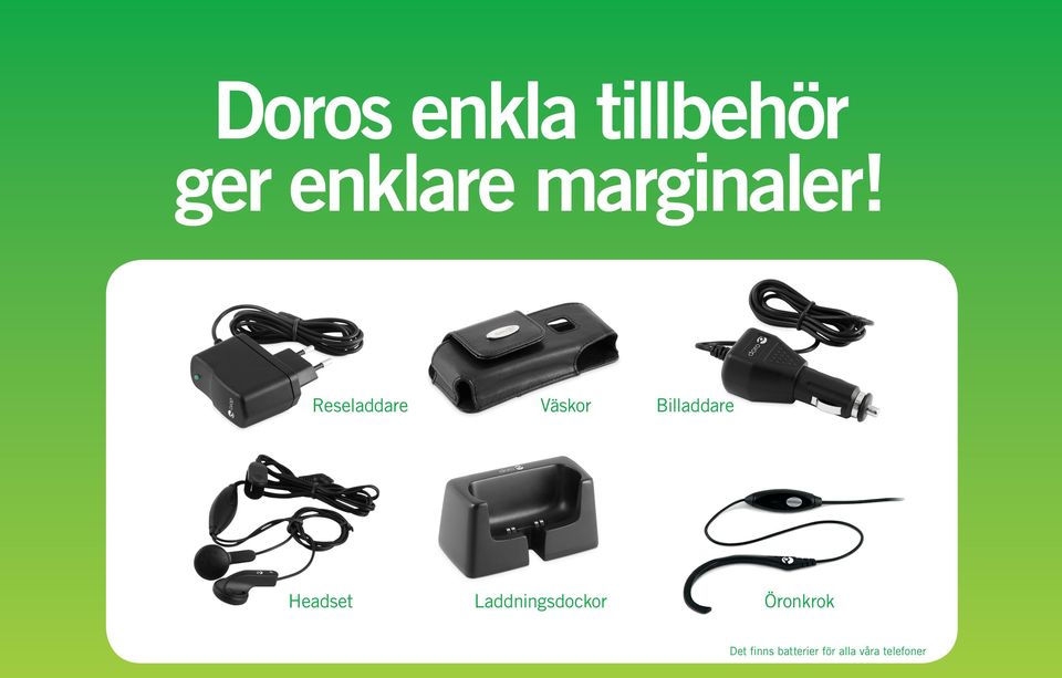 Reseladdare Väskor Billaddare Headset