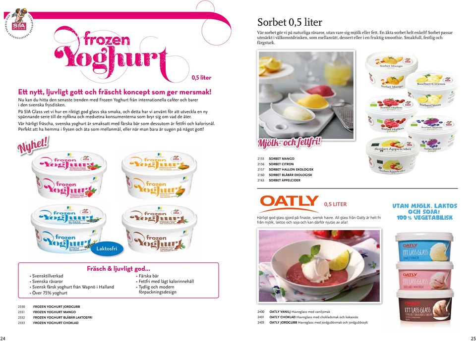 Nu kan du hitta den senaste trenden med Frozen Yoghurt från internationella caféer och barer i den svenska frysdisken.