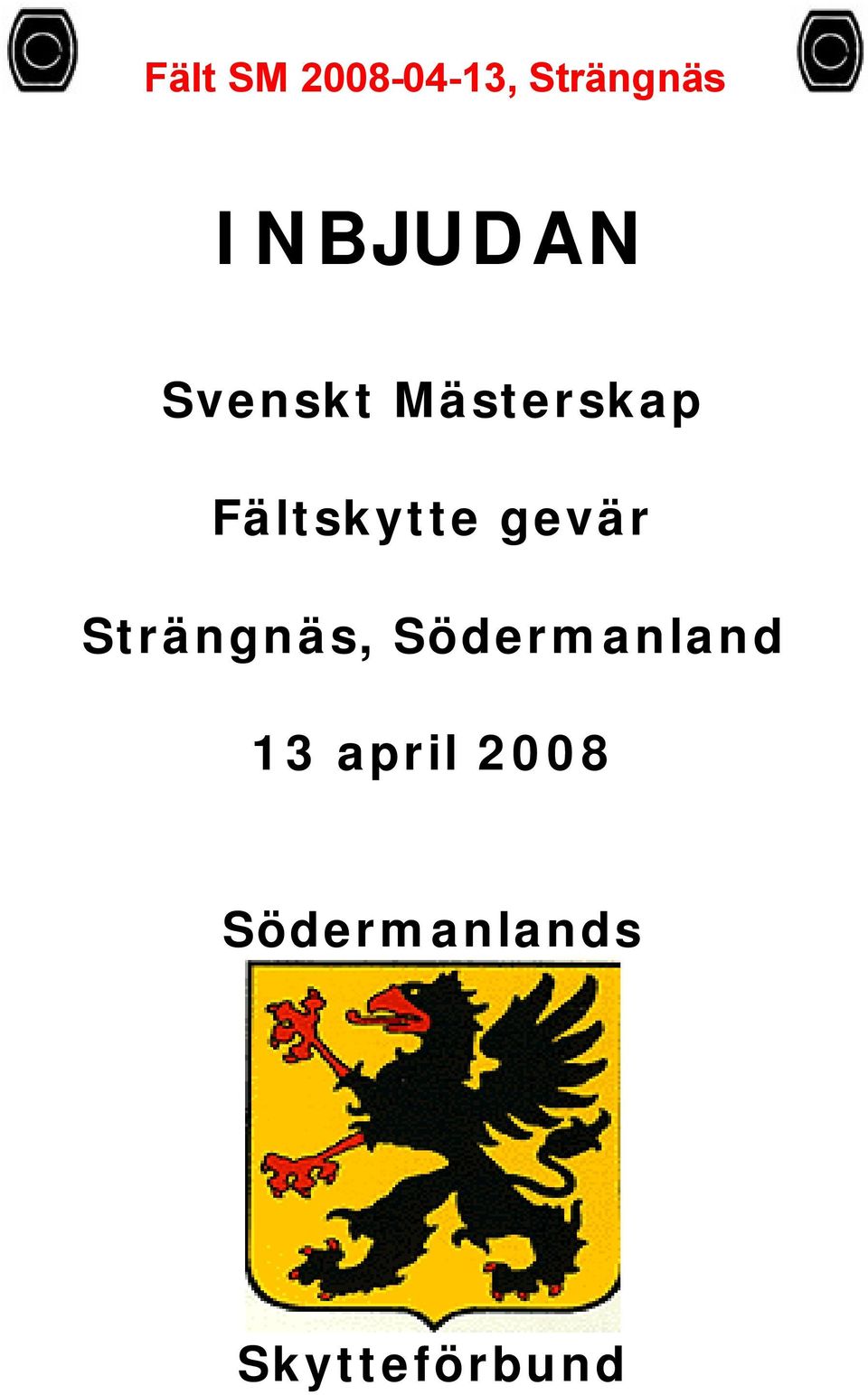 Fältskytte gevär Strängnäs,