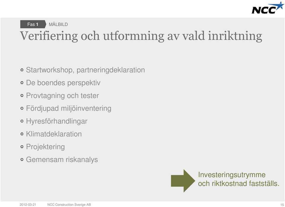 miljöinventering Hyresförhandlingar Klimatdeklaration Projektering Gemensam