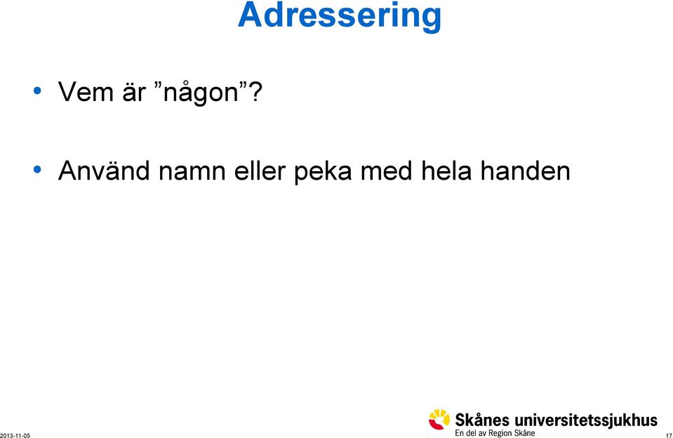 Använd namn