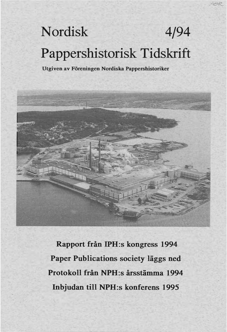 kongress 1994 Paper Publications society läggs ned