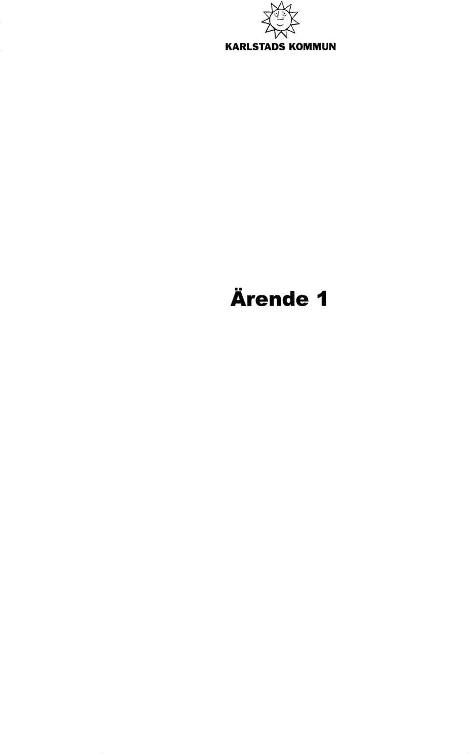 Ärende 1