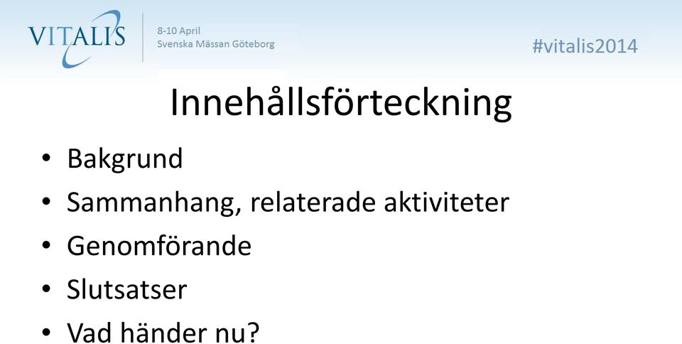 relaterade aktiviteter