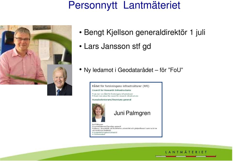 Lars Jansson stf gd Ny ledamot i