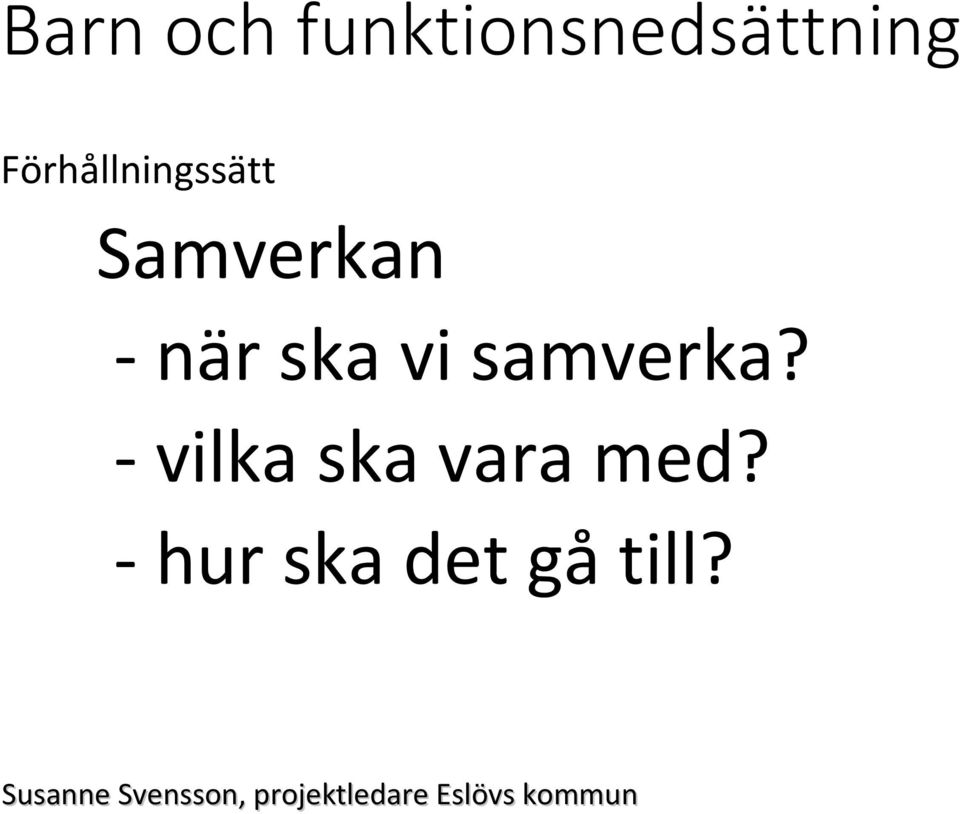 samverka?