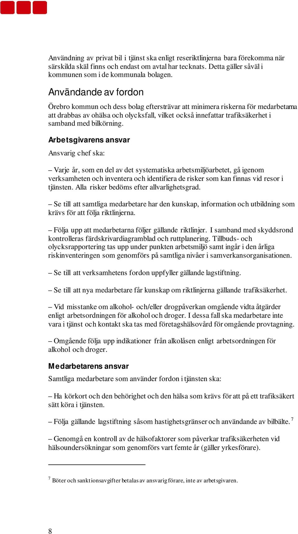 bilkörning.