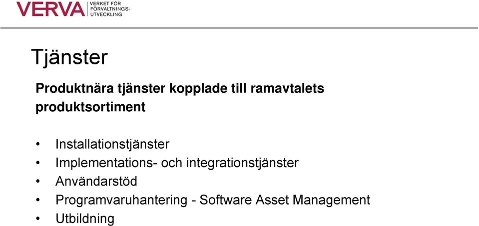 Implementations- och integrationstjänster