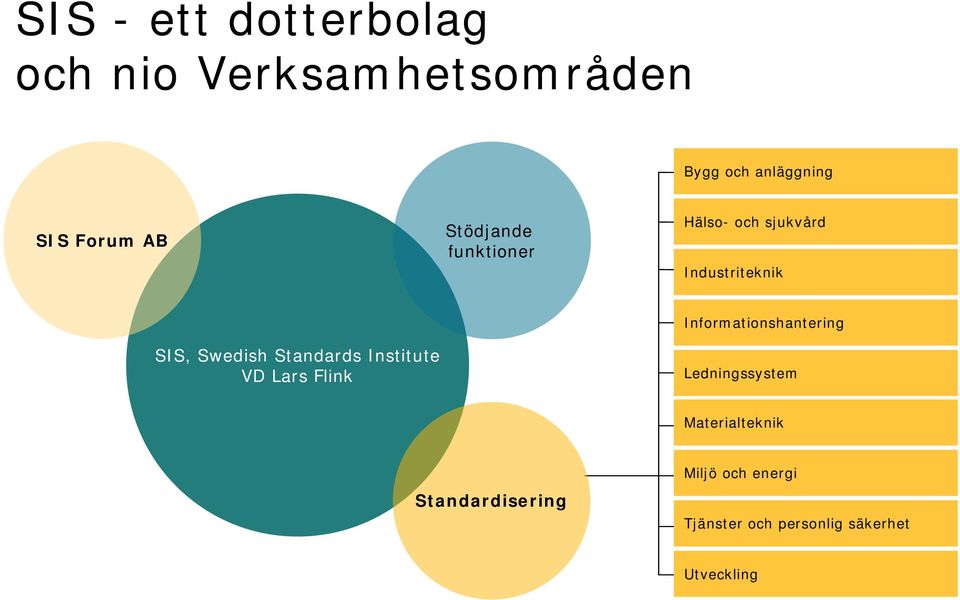 Standards Institute VD Lars Flink Informationshantering Ledningssystem
