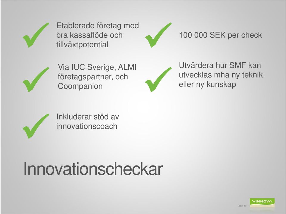 Coompanion Utvärdera hur SMF kan utvecklas mha ny teknik eller ny