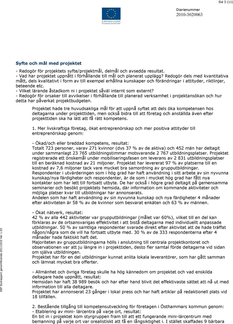 Slutrapport genomförande - PDF Free Download