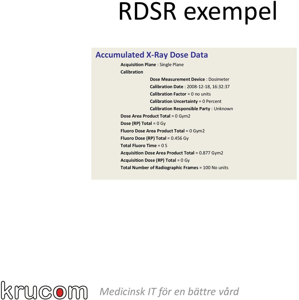 Area Product Total = 0 Gym2 Dose (RP) Total = 0 Gy Fluoro Dose Area Product Total = 0 Gym2 Fluoro Dose (RP) Total = 0.