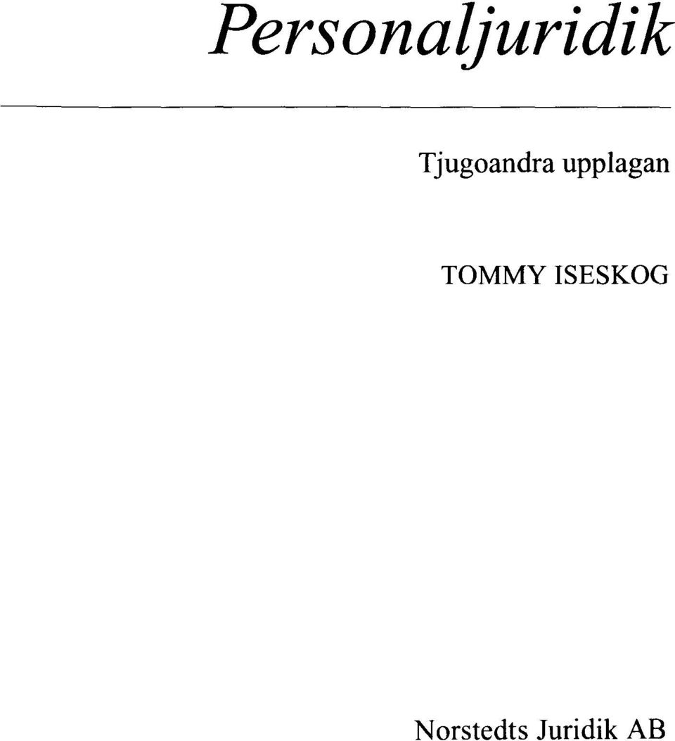 upplagan TOMMY