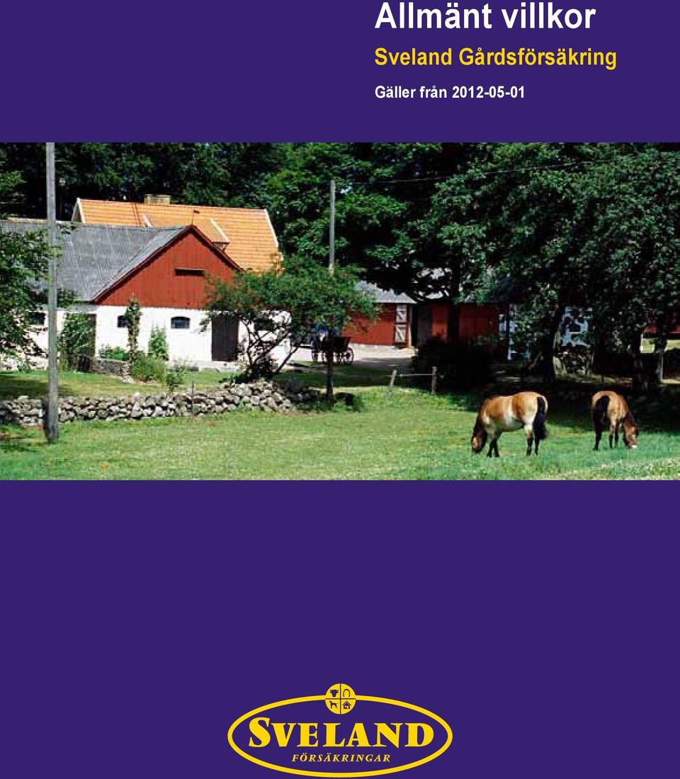 Gårdsförsäkring