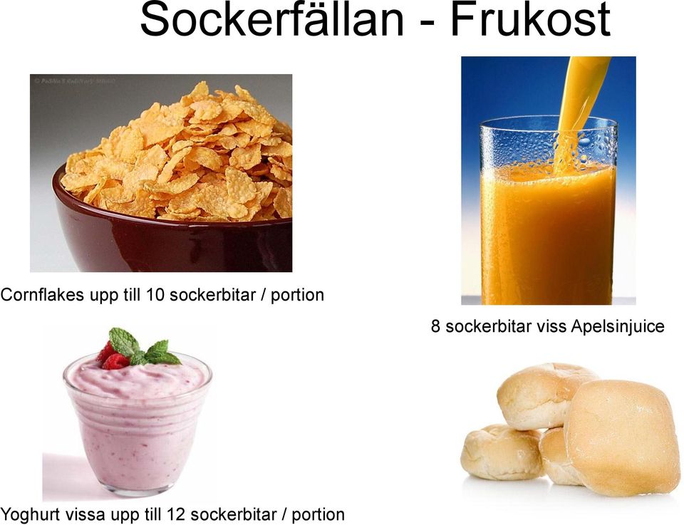 sockerbitar viss Apelsinjuice