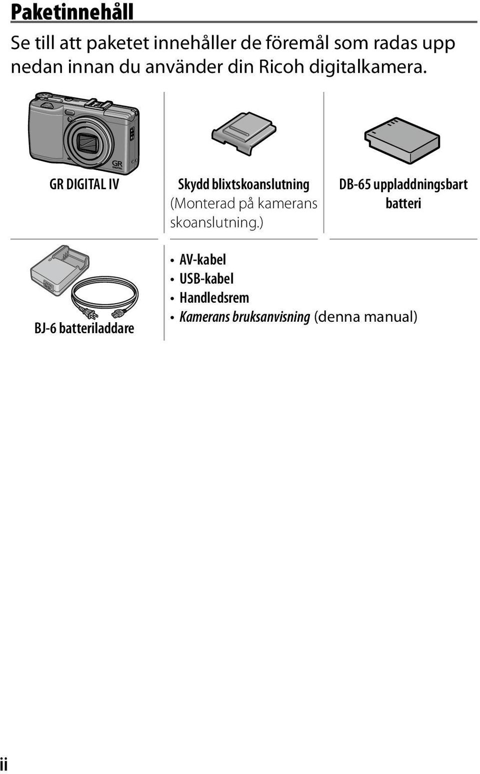 GR DIGITAL IV Skydd blixtskoanslutning (Monterad på kamerans skoanslutning.