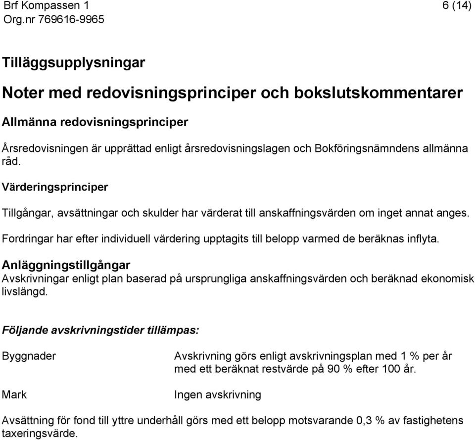 Fordringar har efter individuell värdering upptagits till belopp varmed de beräknas inflyta.