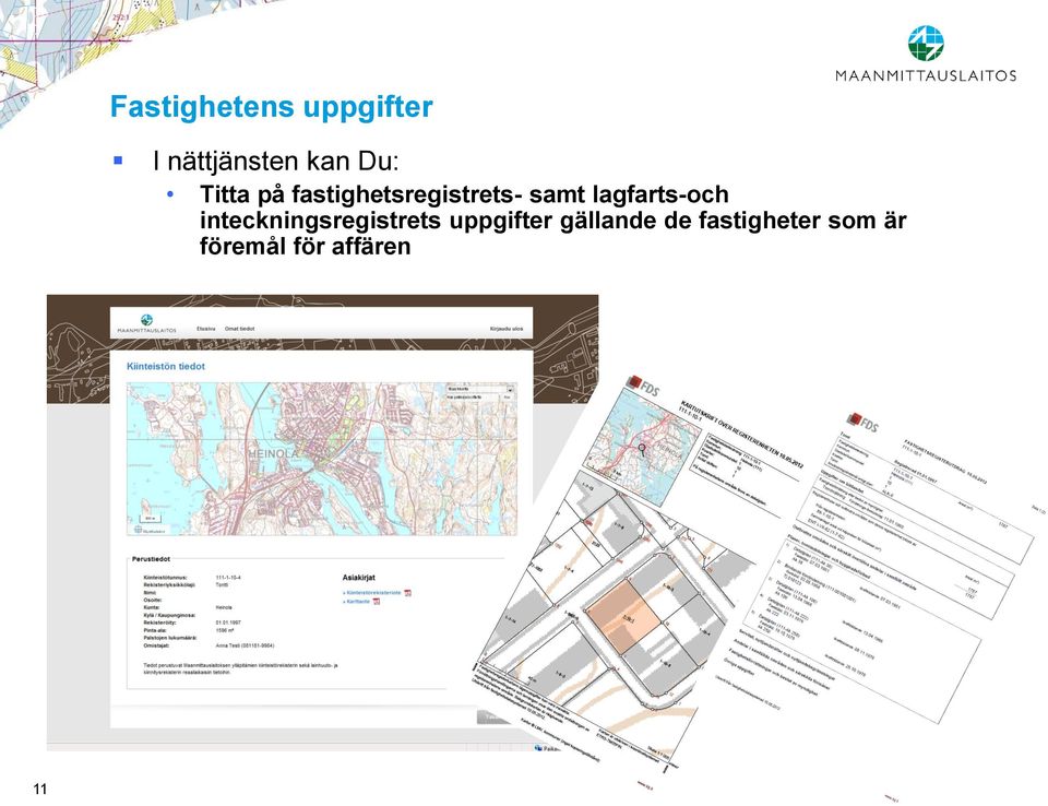 lagfarts-och inteckningsregistrets uppgifter