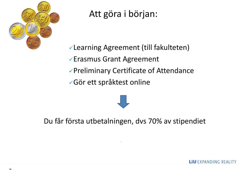 Certificate of Attendance Gör ett språktest