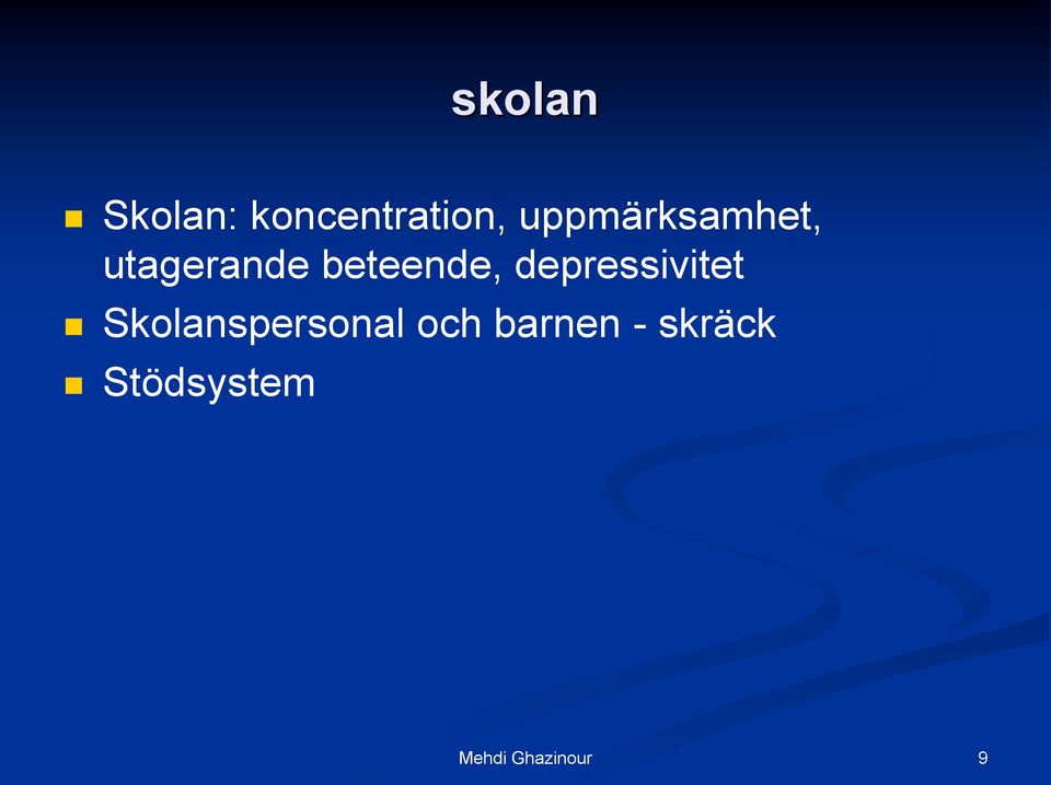 beteende, depressivitet