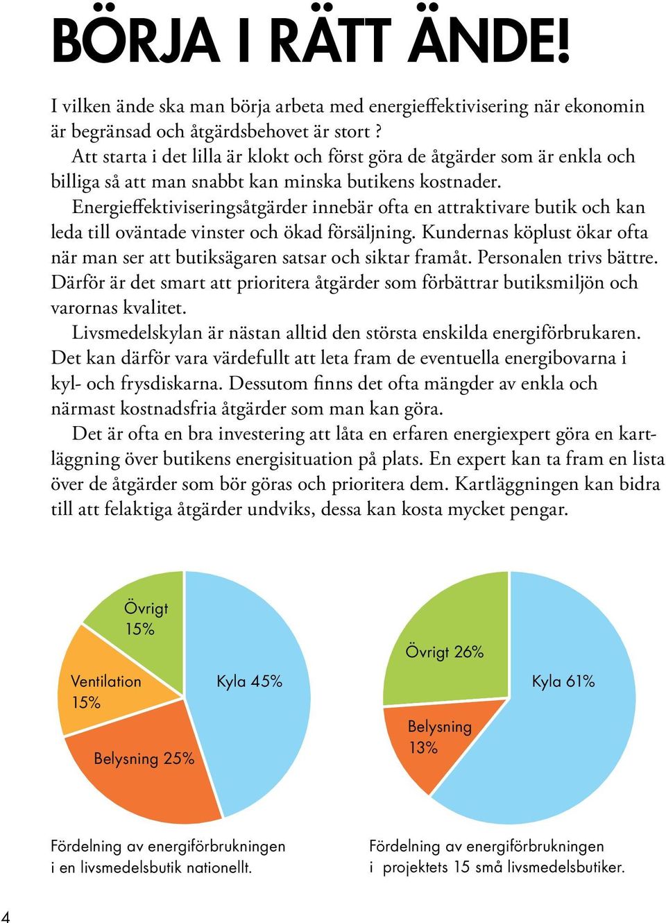 Energieffektiviseringsåtgärder innebär ofta en attraktivare butik och kan leda till oväntade vinster och ökad försäljning.