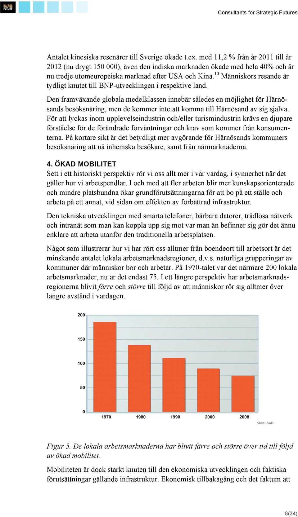10 Människors resande är tydligt knutet till BNP-utvecklingen i respektive land.