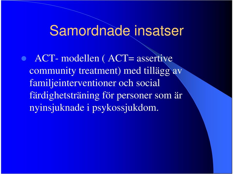 familjeinterventioner och social