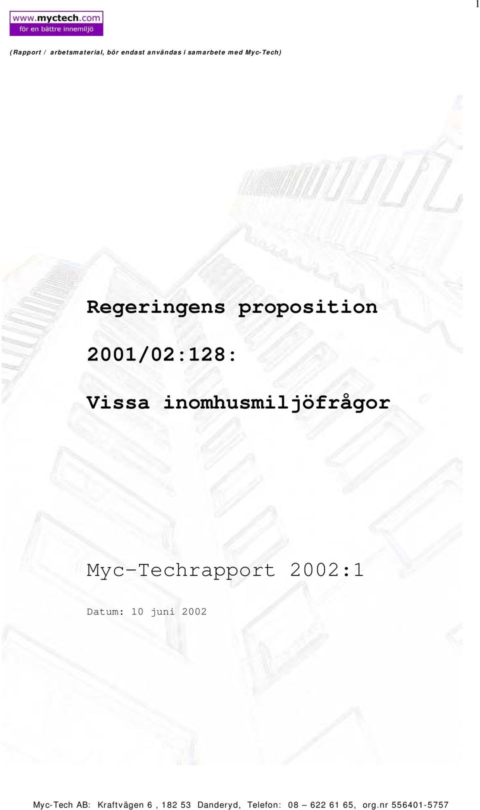inomhusmiljöfrågor