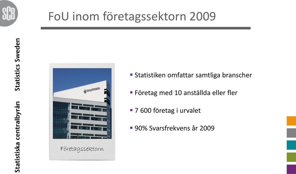 branscher Företag med 10 anställda