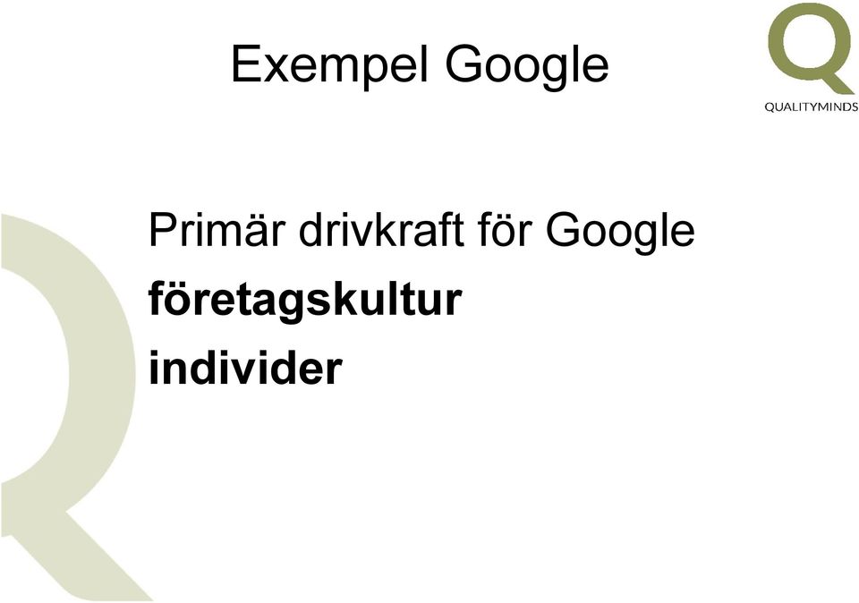 för Google